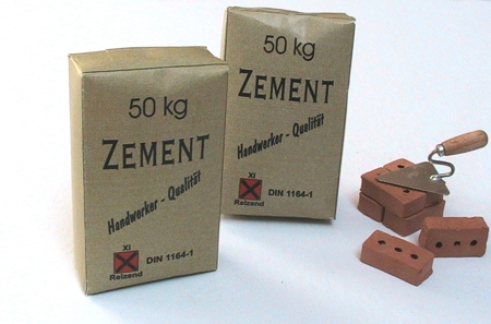 Zementsack, Miniatur 1zu12