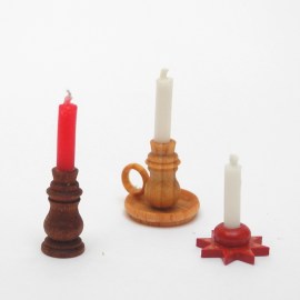Kerzenständer, Puppenstubenminiatur in 1zu12