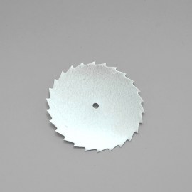 Kreissägeblatt, 50 mm, aus Aluminium, Puppenstubenminiatur in 1zu12